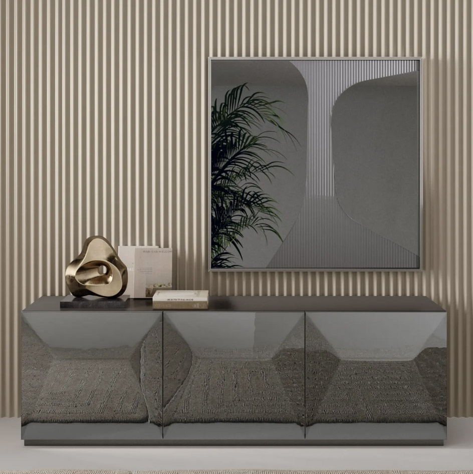 Super Cool Creations Sottobicchieri Quadrati In Acrilico – Set Da 4, Colore Bronzo Specchio