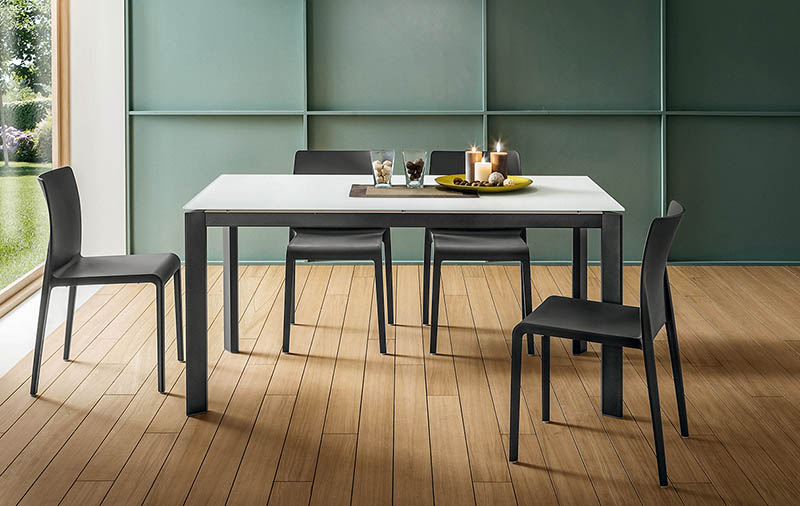 IDMarket Tavolo Da Pranzo DAYTON Design Industriale 150 Cm - Effetto Legno Invecchiato, Per 8 Persone