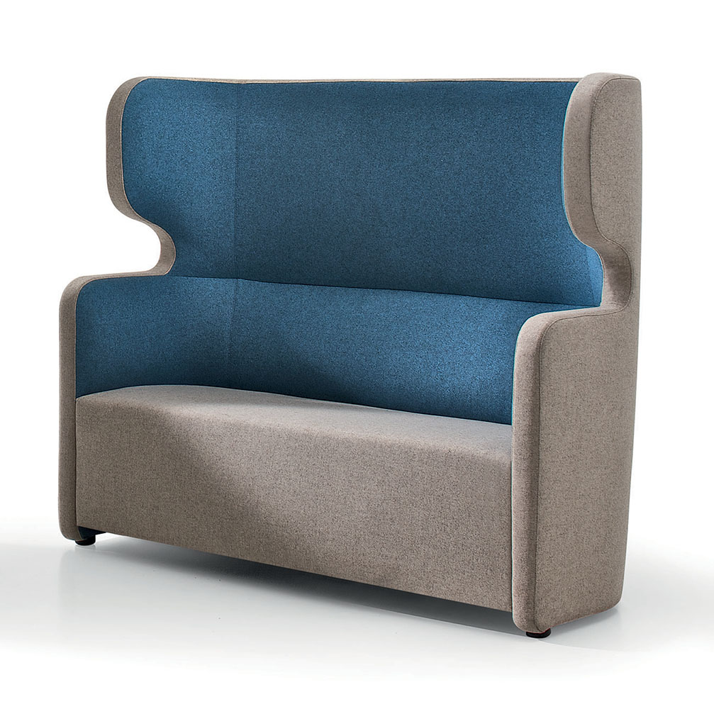 COLAMY Wingback, Set di 2 sedie da pranzo imbottite in tessuto, con bottoni trapuntati, sedie per soggiorno e cucina, colore: beige