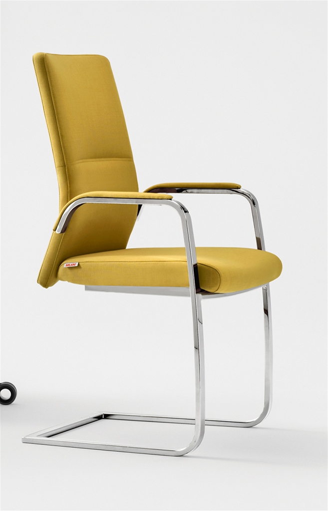 CLP Set 12 Sedie Conferenza Ken - Stoffa, MetallO, Impilabili, Carico 120kg - Foto 3