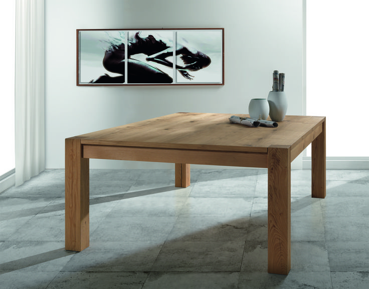 Tavolo di design Panama Quadrato 100x100 (150-200) Pizzolato