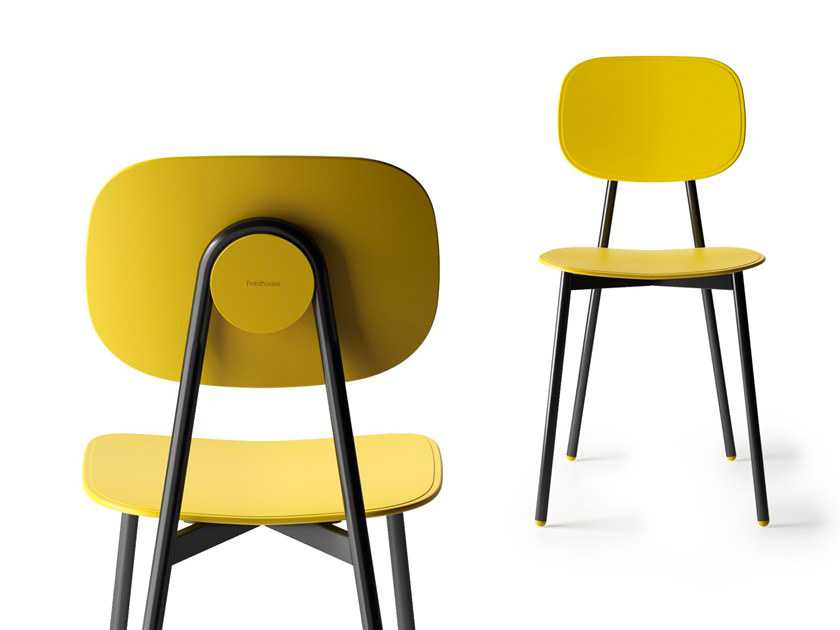 Sedia di Design in plastica - Giallo