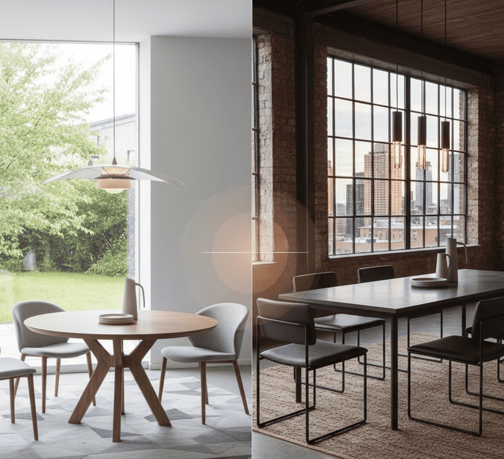 tavolo rettangolare o rotondo