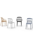 Galaxy con Braccioli Sedie in plastica di design Bontempi 7