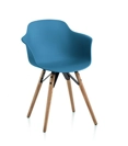 Mood braccioli legno Sedie in plastica di design Bontempi 2