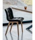 Kuga legs Wood Upholstered armchairs Bontempi 8