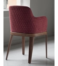 Margot armchair with wooden legs Office armchairs Bontempi 4
