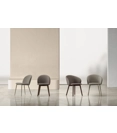 Rebecca - Gamba Legno Modern wooden chairs Bontempi 1