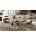 Delta 170x106 (210-250) in barrels Modern tables Bontempi 1