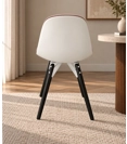 Mood imbottita legno - OUTLET Sedie in legno moderne Bontempi 3