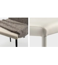 Lady - Removable cover Upholstered chairs Progetto Sedia 1