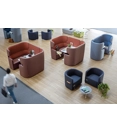 PEOPLE SET - 4-seater Acoustic Cell Sofas and benches Milani 3