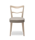 Eden Imbottita Sedie in legno moderne Origins 1971 13