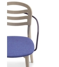Farah Legno - Imbottita con Braccioli Sedie in legno moderne Origins 1971 9