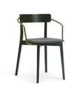 Kat Legno - Imbottita con Braccioli Modern wooden chairs Origins 1971 8