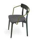 Kat Legno - Imbottita con Braccioli Modern wooden chairs Origins 1971 1