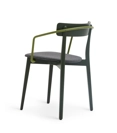 Kat Legno - Imbottita con Braccioli Modern wooden chairs Origins 1971 3