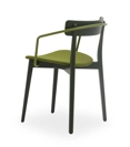 Kat Legno - Imbottita con Braccioli Modern wooden chairs Origins 1971 7