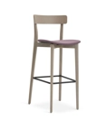 Kat Sgabello Legno - Imbottito Wooden stools Origins 1971 4