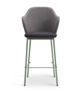 Page Sgabello Metallo Upholstered stools Origins 1971 1