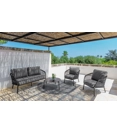Set Abel (1 Sofa + 2 Living Armchairs + 1 Coffee Table) Outdoor sofas and armchairs Talenti 2