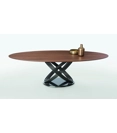 Fusion Elliptical 200x106 Fixed Modern tables Bontempi 4