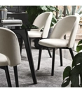 TUKA MID HOLE CB2307 Upholstered chairs Connubia 1