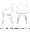 Academy CB2142 Plastic chairs Connubia 6