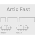 ARTIC FAST CB4860-R 160 Tavoli moderni Connubia 9