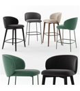 TUKA CB1995 - CB1996 Metal stools Connubia 6