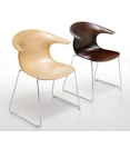 Loop 3D wood slitta Sedia in legno moderna infiniti 2