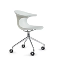 Loop Swivel with Castors Sedie home office Infiniti 1