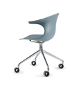 Loop Swivel with Castors Sedie home office Infiniti 6