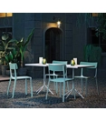 Ruelle Plastic Back Metal chairs infiniti 2