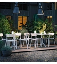 Ruelle Plastic Back Metal chairs infiniti 3