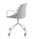 Kalea Braccioli - Girevole 4 Piedi con Ruote Sedie smart working Kastel 2