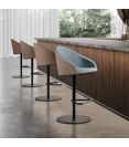Kameo Stool - Girevole con Base Tonda Sgabelli imbottiti Kastel 2