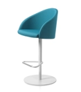 Kameo Stool - Girevole con Base Tonda Sgabelli imbottiti Kastel 4