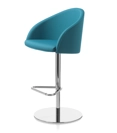 Kameo Stool - Girevole con Base Tonda Sgabelli imbottiti Kastel 5