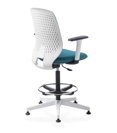 Key Smart Stool - Schienale Imbottito Sgabelli per ufficio Kastel 1