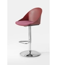 Kross Stool - Girevole con Base Tonda Convessa e Alzo Gas
