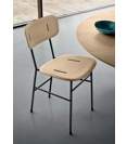 Piuma S M LG Sedie in legno moderne Midj 2