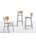 Master S M LG Sedie in legno moderne Midj 6