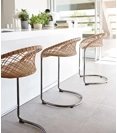 P47 Stool M TS CU Stools in leather and eco-leather Midj 1
