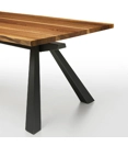 Zeus 200x106 - Metal Leg Modern tables Midj 1