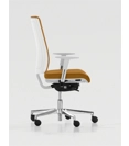Upholstered Lex Operativa - White Structure Ergonomic office chairs Milani 1