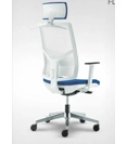 Fly H White Home office chairs Mstyle 4