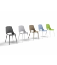 Eva Gamba a Spillo (seduta plastica) Plastic chairs point 6