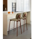 Tata Young Stool (upholstered seat and back)