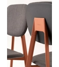 Tata Stool (upholstered with plastic backrest back)
